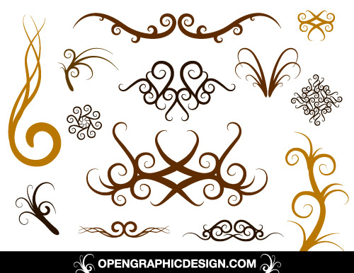 decorative vector swirls