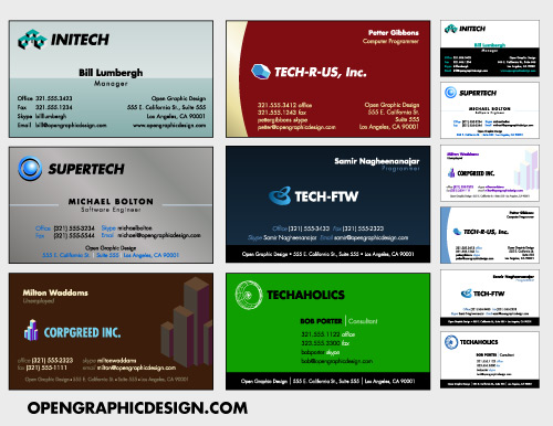 Business Cards Templates Download Free